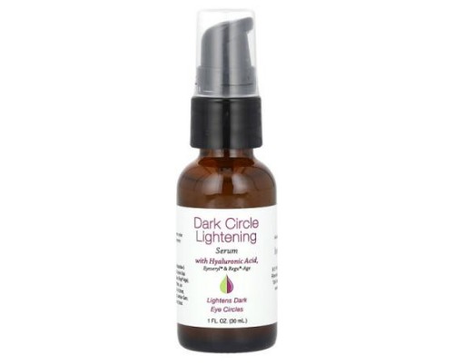 Hyalogic, Dark Circle Lightening Serum with Hyaluronic Acid & Eyeseryl & Regu-Age, Fragrance Free, 1 fl oz (30 ml) Hyalogic, Dark Circle Lightening Serum with Hyaluronic Acid & Eyeseryl & Regu-Age, Fragrance Free, 1 fl oz (30 ml)