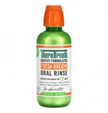 TheraBreath, Fresh Breath, Oral Rinse, Mild Mint, 16 fl oz (473 ml)