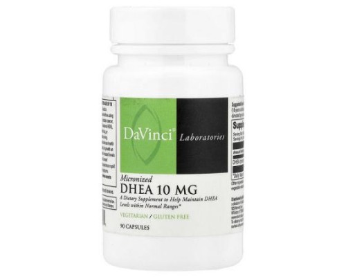 DaVinci Laboratories, Micronized DHEA, 10 mg, 90 Capsules DaVinci Laboratories, Micronized DHEA, 10 mg, 90 Capsules