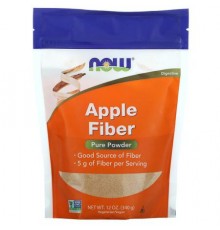 NOW Foods, Apple Fiber, Pure Powder, 12 oz (340 g)