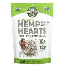 Manitoba Harvest, Hemp Hearts, Organic Shelled Hemp Seeds, Delicious Nutty, 12 oz (340 g)