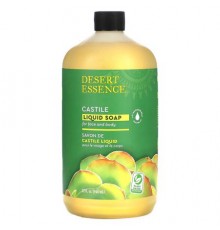 Desert Essence, Castile Liquid Soap, 32 fl oz (946 ml)