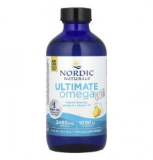 Nordic Naturals, Ultimate Omega® Xtra, Lemon, 8 fl oz (237 ml)