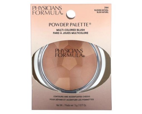 Physicians Formula, Powder Palette, Multi-Colored Blush, 2464 Blushing Natural, 0.17 oz (5 g) Physicians Formula, Powder Palette, Multi-Colored Blush, 2464 Blushing Natural, 0.17 oz (5 g)