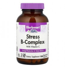 Bluebonnet Nutrition, Stress B-Complex, 100 Vegetable Capsules