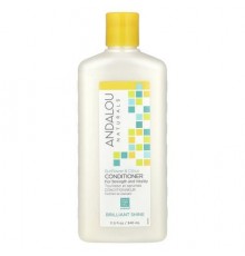 Andalou Naturals, Conditioner, Brilliant Shine, Sunflower & Citrus, For Strength and Vitality, 11.5 fl oz (340 ml)