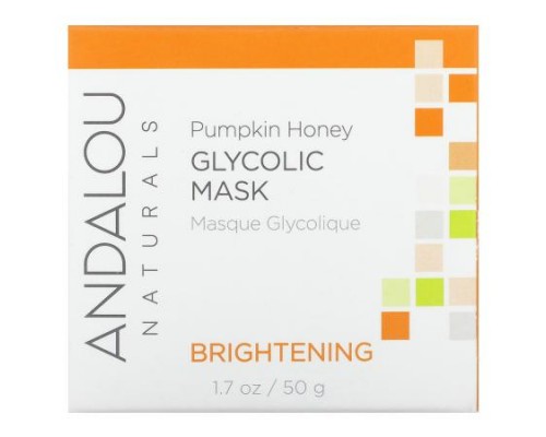 Andalou Naturals, Glycolic Beauty Mask, Pumpkin Honey, 1.7 oz (50 g) Andalou Naturals, Glycolic Beauty Mask, Pumpkin Honey, 1.7 oz (50 g)