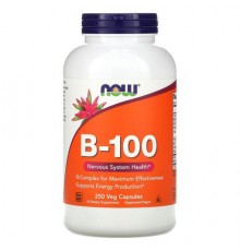 NOW Foods, B-100, 250 Veg Capsules