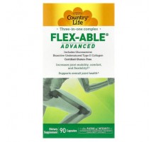 Country Life, Three-In-One Complex, Flex-Able Advanced, 90 Capsules