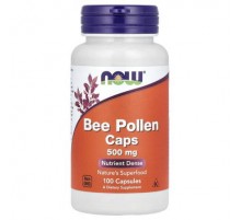 NOW Foods, Bee Pollen Caps, 500 mg, 100 Capsules