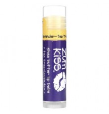 ZUM, Zum Kiss, Shea Butter Lip Balm, Tea Tree-Lavender, 0.15 oz