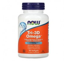 NOW Foods, Tri-3D Omega, 330 EPA / 220 DHA, 90 Softgels