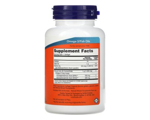 NOW Foods, Tri-3D Omega, 330 EPA / 220 DHA, 90 Softgels NOW Foods, Tri-3D Omega, 330 EPA / 220 DHA, 90 Softgels