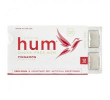 Stevita, Hum®, Sugar-Free Gum, Cinnamon, 12 Pieces