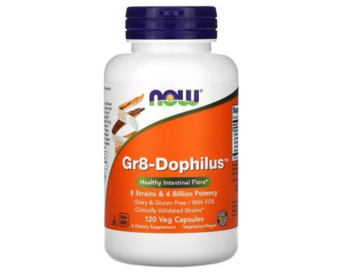 NOW Foods, Gr8-Dophilus, 120 Veg Capsules