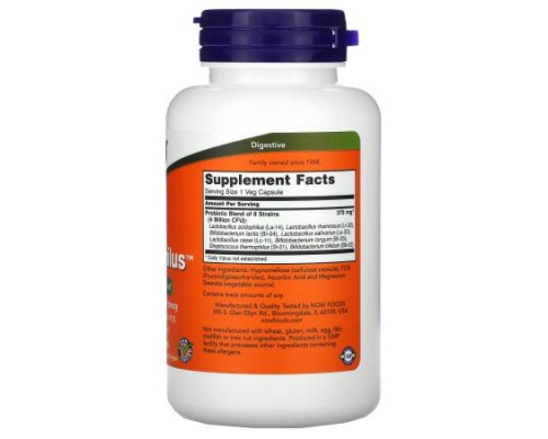 NOW Foods, Gr8-Dophilus, 120 Veg Capsules