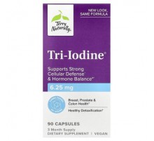 Terry Naturally, Tri-Iodine®, 6.25 mg , 90 Capsules