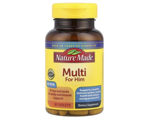 Nature Made, Multi for Him, 90 Tablets Nature Made, Multi for Him, 90 Tablets