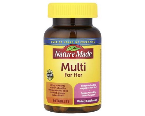 Nature Made, Multi For Her, 90 Tablets Nature Made, Multi For Her, 90 Tablets