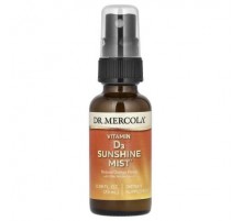 Dr. Mercola, Vitamin D3 Sunshine Mist, Natural Orange, 0.98 fl oz (29 ml)