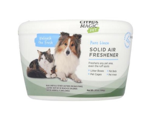Citrus Magic, Pet, Solid Air Freshener, Pure Linen, 20 oz (566 g) Citrus Magic, Pet, Solid Air Freshener, Pure Linen, 20 oz (566 g)