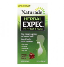 Naturade, Herbal EXPEC With Ivy Leaf & Thyme, Natural Cherry, 8.8 fl oz (260 ml)
