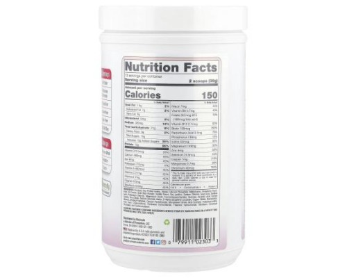 Naturade, Total Soy®, Meal Replacement, Strawberry Cream, 1 lb 1.88 oz (507 g)