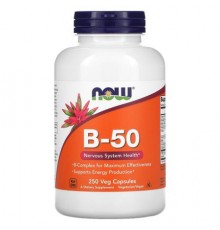 NOW Foods, B-50, 250 Veg Capsules