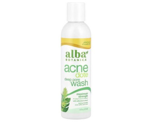 Alba Botanica, Acnedote®, Deep Pore Wash, 6 fl oz (177 ml) Alba Botanica, Acnedote®, Deep Pore Wash, 6 fl oz (177 ml)