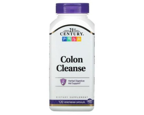 21st Century, Colon Cleanse, 120 Vegetarian Capsules 21st Century, Colon Cleanse, 120 Vegetarian Capsules
