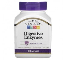21st Century, Digestive Enzymes, 60 Capsules