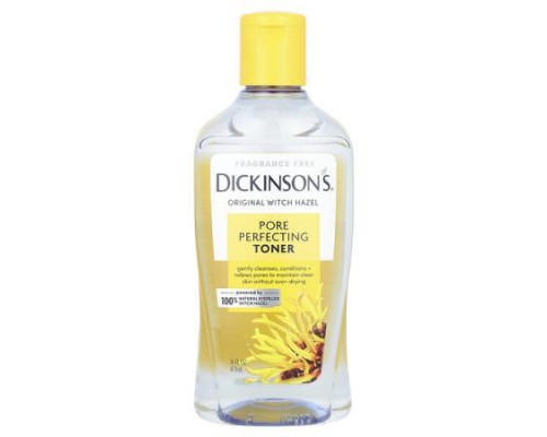 Dickinson Brands, Original Witch Hazel, Pore Perfecting Toner, Fragrance Free, 16 fl oz (473 ml)