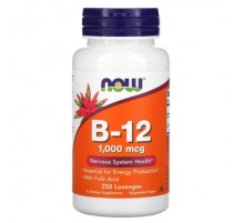 NOW Foods, B-12, 1,000 mcg, 250 Lozenges