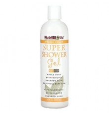 NutriBiotic, Super Shower Gel, Non-Soap, Fresh Fruit, 12 fl oz (355 ml)