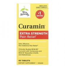 Terry Naturally, Curamin, Pain Relief, Extra Strength, 60 Tablets