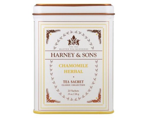 Harney & Sons, Fine Teas, Chamomile Herbal, 20 Sachets, 0.9 oz (26 g)