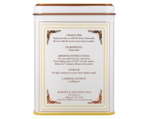 Harney & Sons, Fine Teas, Chamomile Herbal, 20 Sachets, 0.9 oz (26 g)