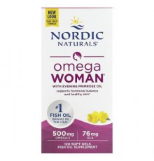 Nordic Naturals, Omega Woman with Evening Primrose Oil, 120 Soft Gels