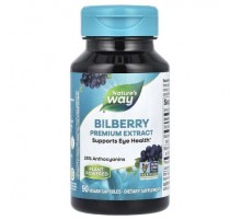 Nature's Way, Bilberry Premium Extract, 90 Vegan Capsules