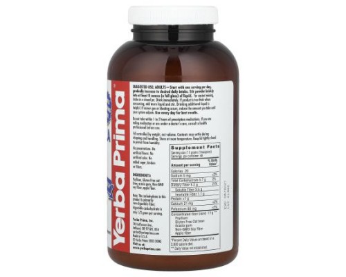 Yerba Prima, Daily Fiber® Formula, 12 oz (340 g) Yerba Prima, Daily Fiber® Formula, 12 oz (340 g)