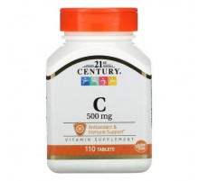 21st Century, Vitamin C, 500 mg, 110 Tablets