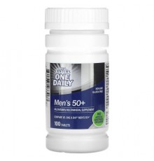 21st Century, One Daily, Men's 50+, Multivitamin Multimineral, 100 Tablets