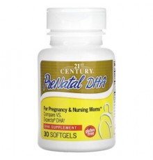 21st Century, PreNatal DHA, 30 Softgels (200 mg per Softgel)