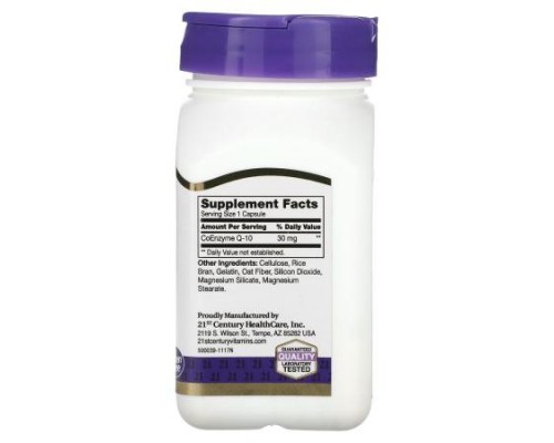 21st Century, Co Q-10, 30 mg, 45 Capsules 21st Century, Co Q-10, 30 mg, 45 Capsules