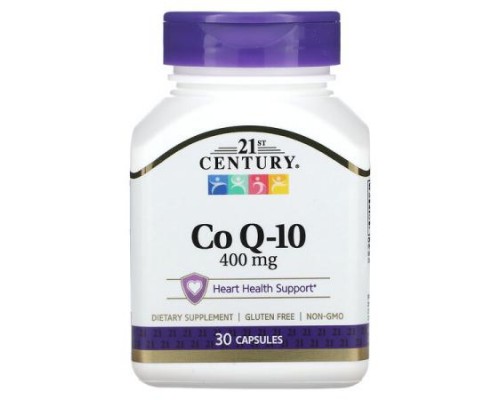 21st Century, Co Q-10, 400 mg, 30 Capsules 21st Century, Co Q-10, 400 mg, 30 Capsules