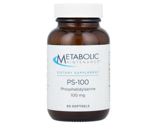 Metabolic Maintenance, PS-100, 100 mg, 60 Softgels Metabolic Maintenance, PS-100, 100 mg, 60 Softgels