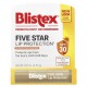 Blistex, Five Star Lip Protection®, Lip Protectant/Sunscreen, SPF 30, 0.15 oz (4.25 g)