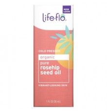 Life-flo, Organic Pure Rosehip Seed Oil, 1 fl oz (30 ml)