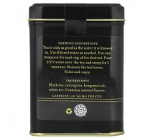 Harney & Sons, Black Tea, Earl Grey Supreme with Silver Tips, 4 oz (112 g)