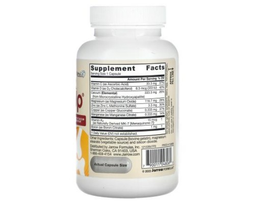 Jarrow Formulas, BoneUp 3 Per-Day, 1,000 mg, 90 Capsules